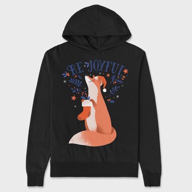 Be Joyful Christmas, Hanorac Oversize Barbati (Unisex)