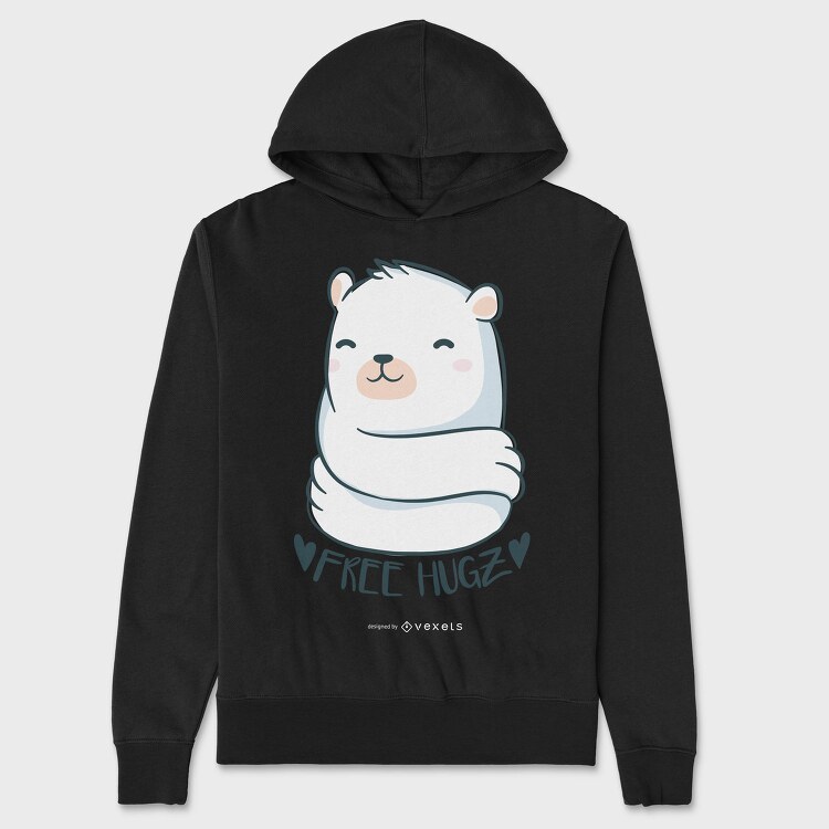 Bear Hug, Hanorac Oversize Barbati (Unisex)