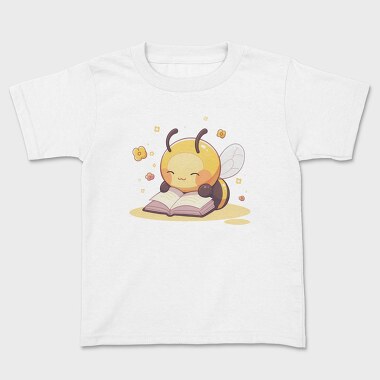 Bee Reading Cute, Tricou Copii