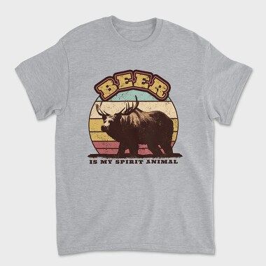 Beer Spirit Animal, Tricou Barbati (Unisex)