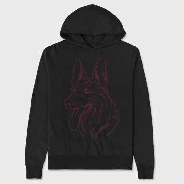Belgian Shepherd, Hanorac Oversize Barbati (Unisex)