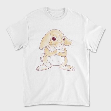 Cute Angry Bunny, Tricou Barbati (Unisex)