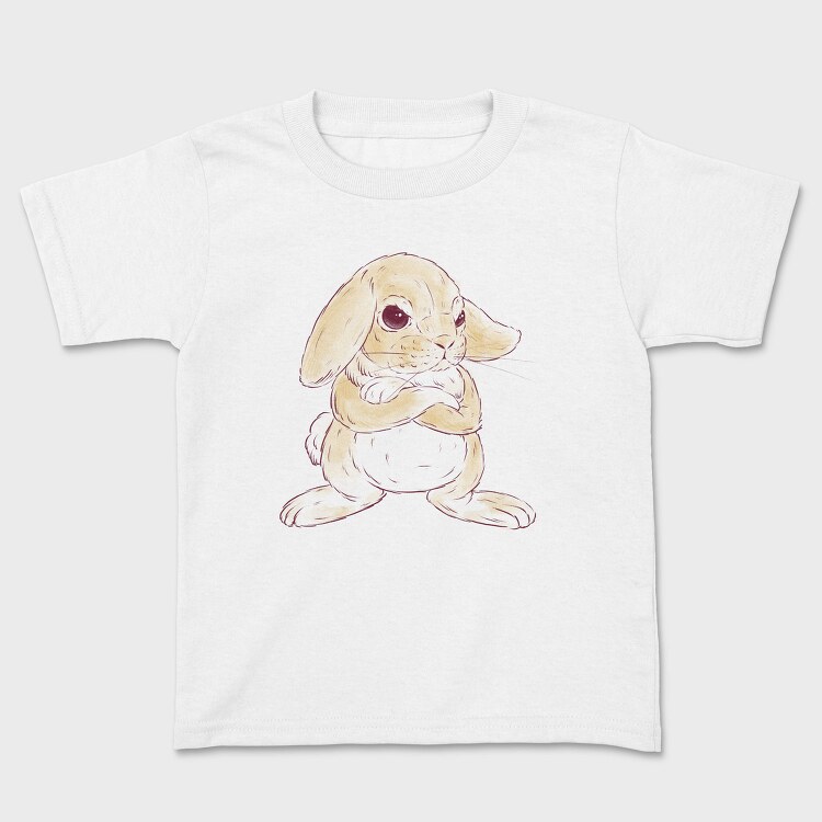Cute Angry Bunny, Tricou Copii