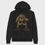 Cute Angry Bunny, Hanorac Oversize Barbati (Unisex)