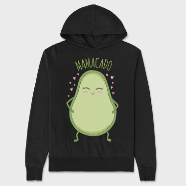 Cute Avocado Mom Mamacado Pt, Hanorac Oversize Barbati (Unisex)