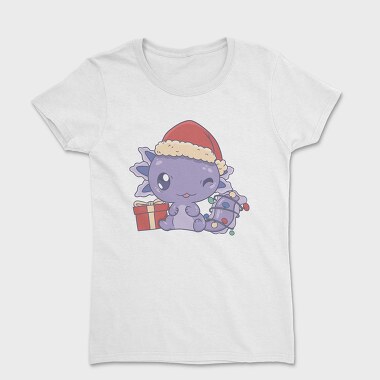 Cute Christmas Axolotl, Tricou Femei