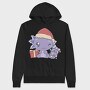 Cute Christmas Axolotl, Hanorac Oversize Barbati (Unisex)