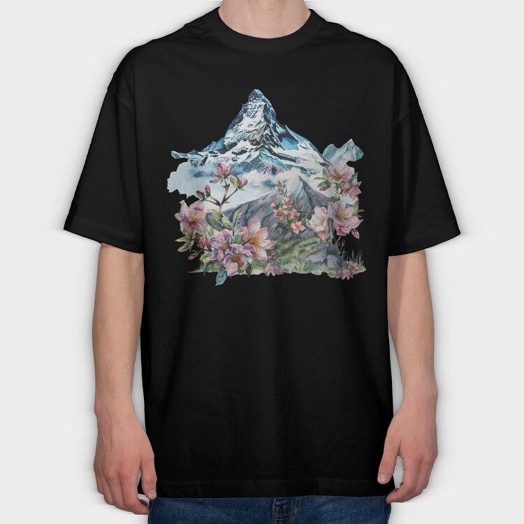 Spring Mountain Bloomer, Tricou Oversize Barbati (Unisex)