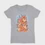 Cute Corgi Dogs Stack Stacked, Tricou Femei