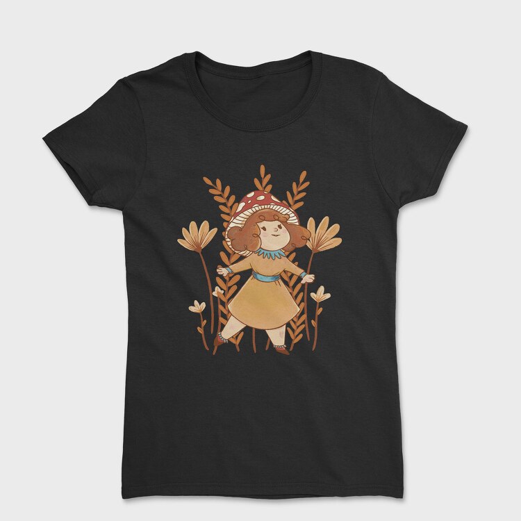 Cute Cottagecore Girl, Tricou Femei