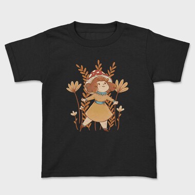 Cute Cottagecore Girl, Tricou Copii