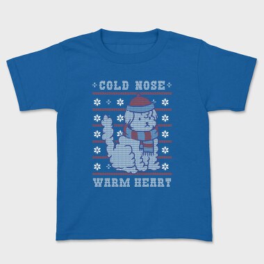 Cute Dog Christmas Ugly Sweater Winter, Tricou Copii