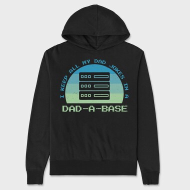 Dad Jokes Technology Sunset, Hanorac Oversize Barbati (Unisex)