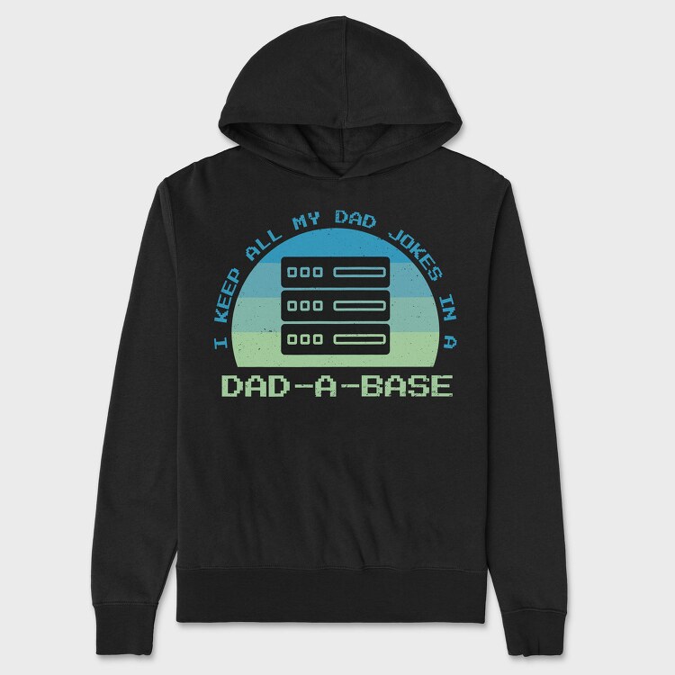 Dad Jokes Technology Sunset, Hanorac Oversize Barbati (Unisex)