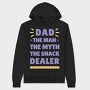 Dad Snack Dealer, Hanorac Oversize Barbati (Unisex)