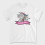 Daddy Unicorn Dad Corn, Tricou Barbati (Unisex)