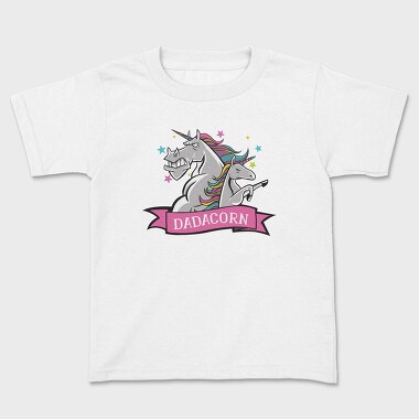 Daddy Unicorn Dad Corn, Tricou Copii