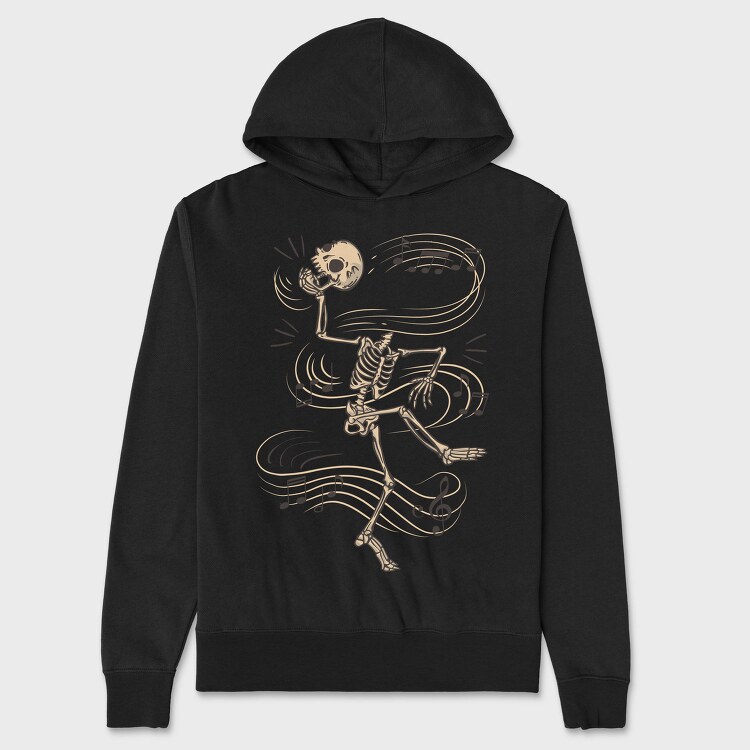 Dancing Skeleton Headless, Hanorac Oversize Barbati (Unisex)