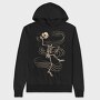Dancing Skeleton Headless, Hanorac Oversize Barbati (Unisex)