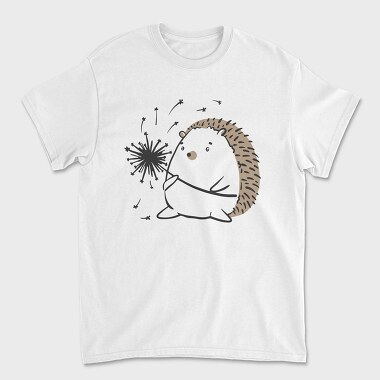 Dandelion And Hedgehog Holding A, Tricou Barbati (Unisex)