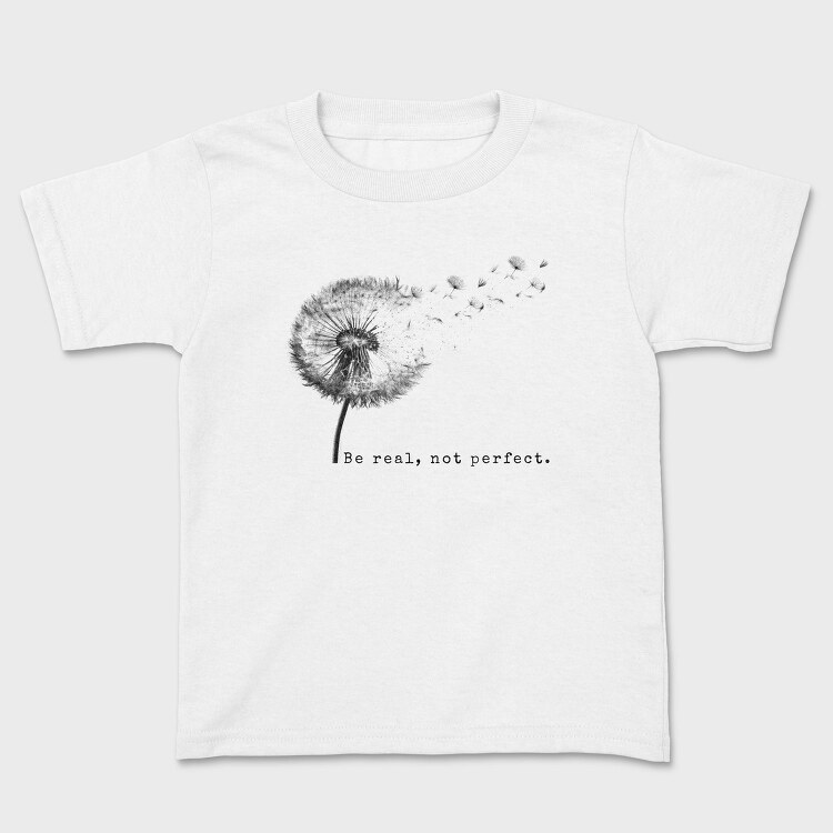 Dandelion With Quote, Tricou Copii