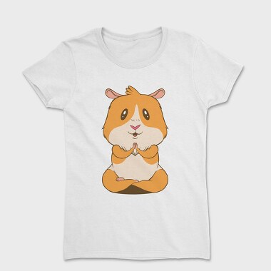 Cute Guinea Pig Yoga, Tricou Femei