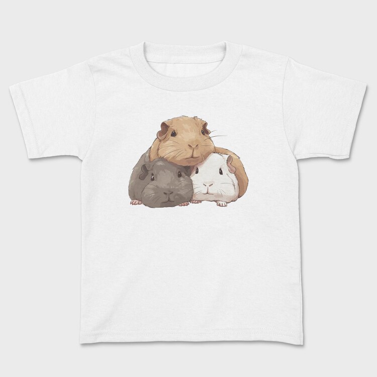 Cute Guinea Pigs, Tricou Copii