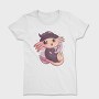 Cute Halloween Axolotl, Tricou Femei