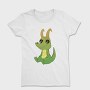 Cute Horned Crocodile Golden Horns, Tricou Femei