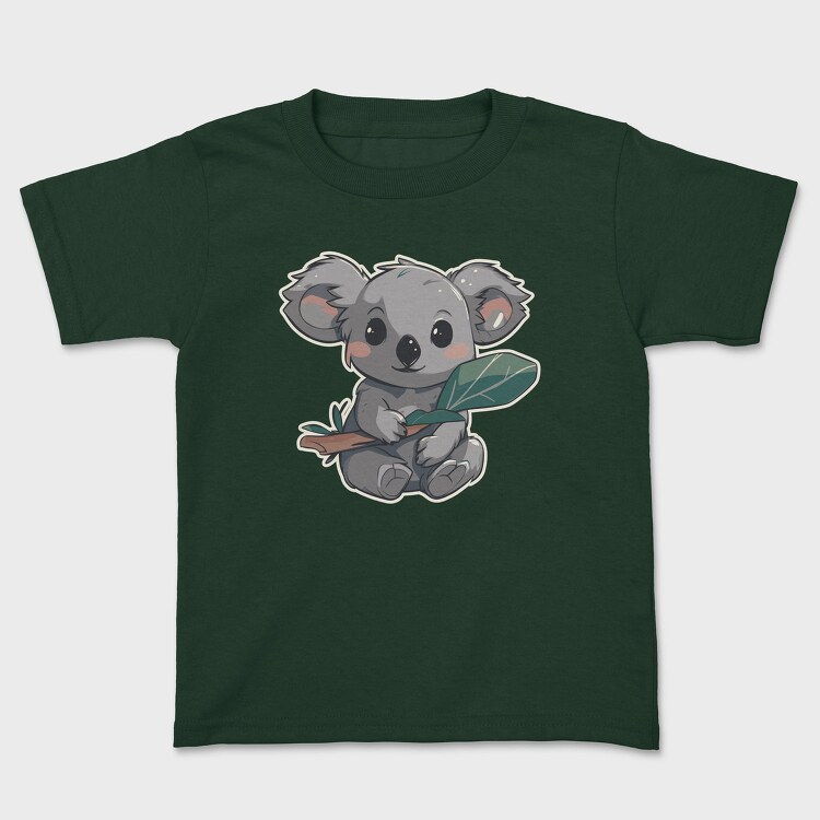 Cute Koala Australian Eucaliptus, Tricou Copii