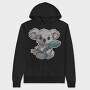 Cute Koala Australian Eucaliptus, Hanorac Oversize Barbati (Unisex)
