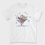 Cute Mouse Skating Mug, Tricou Barbati (Unisex)