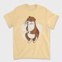 Cute Otter Cartoon, Tricou Barbati (Unisex)