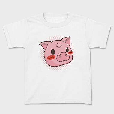 Cute Pig Piggy, Tricou Copii