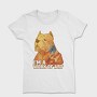 Cute Pitbull Dog Animal Yakuza, Tricou Femei
