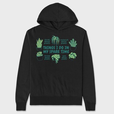Cute Plants Love, Hanorac Oversize Barbati (Unisex)
