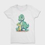 Cute Prehistoric Dinosaur Family Dinosuar, Tricou Femei