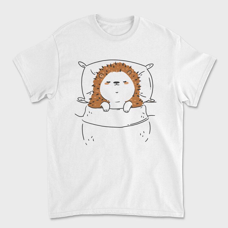 Cute Sleeping Hedgehog, Tricou Barbati (Unisex)