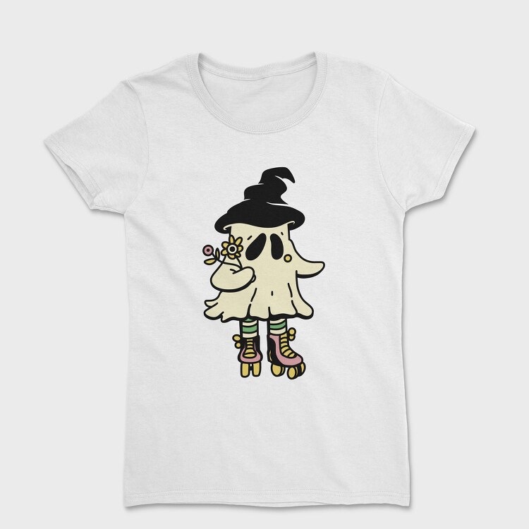 Cute Witch Ghost, Tricou Femei