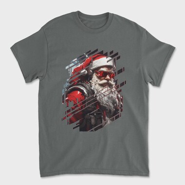 Cyberpunk Santa, Tricou Barbati (Unisex)