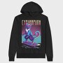 Cyberpunk Skater Cat, Hanorac Oversize Barbati (Unisex)