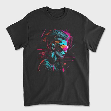 Cyberpunk Vr Glasses, Tricou Barbati (Unisex)