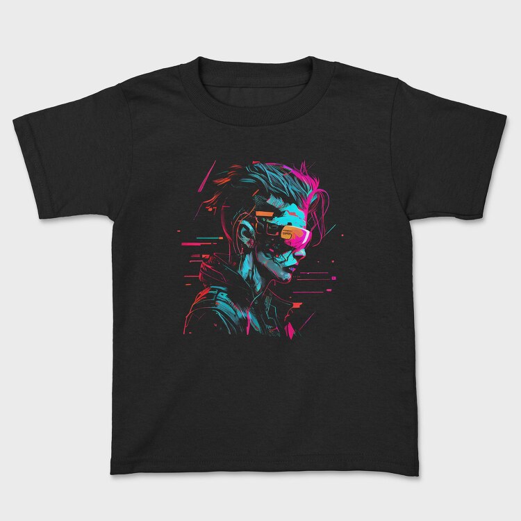 Cyberpunk Vr Glasses, Tricou Copii