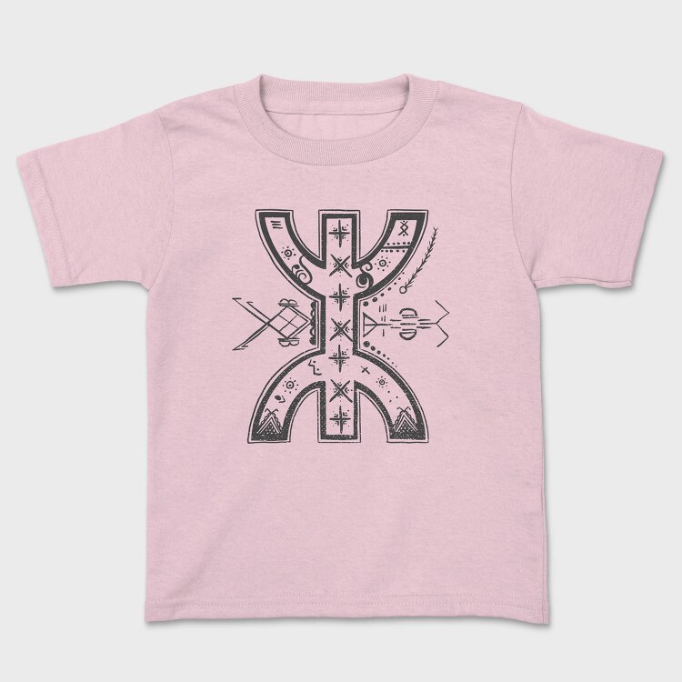 Berber Symbol Abstract Symbols, Tricou Copii