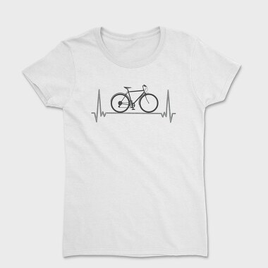 Bicycle Over Heartbeat Line, Tricou Femei