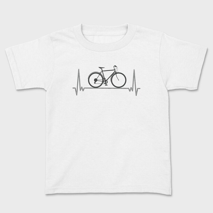Bicycle Over Heartbeat Line, Tricou Copii