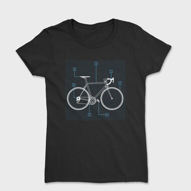 Bicycle Transport Instructions Bike, Tricou Femei