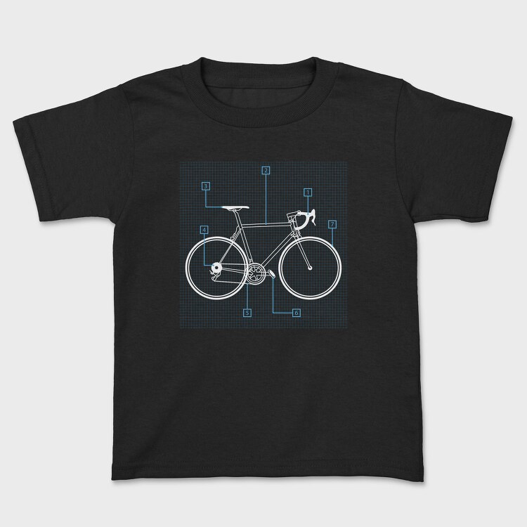 Bicycle Transport Instructions Bike, Tricou Copii
