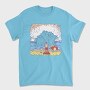Big Wave Meme Beach Stand, Tricou Barbati (Unisex)