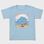 Big Wave Meme Beach Stand, Tricou Copii